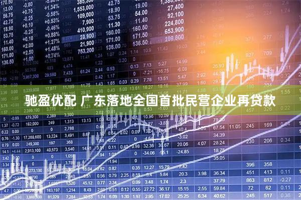 驰盈优配 广东落地全国首批民营企业再贷款