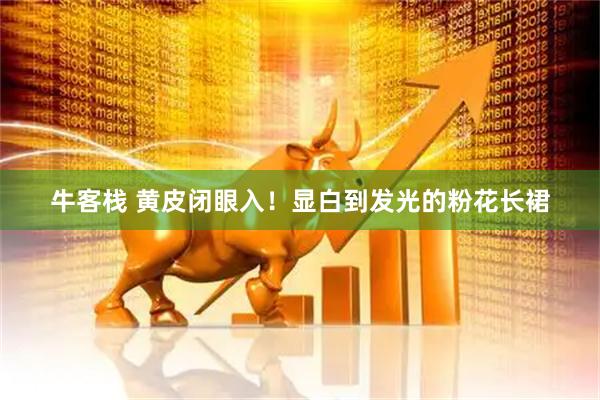 牛客栈 黄皮闭眼入！显白到发光的粉花长裙